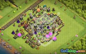 Top Town Hall 9 Clash of Clans Base Layouts #53196