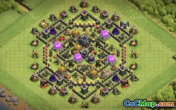 Top Town Hall 9 COC Base Layouts: Farming and Trophy Designs #13453