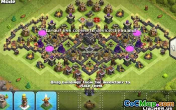 Top Town Hall 9 COC Base Disping: agriculture, trophée et plus # 13561