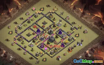Top Town Hall 9 CWL Base - Clash of Clans Copy Link #19779