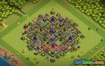 Top Town Hall 9 Farming Base: Anti 2-Star & More | Clash of Clans #23238
