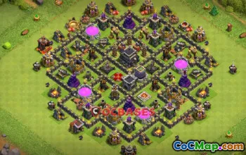 Top Town Hall 9 Farming Base - Copy Link | Clash of Clans #21912
