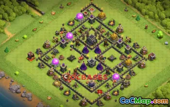 Top Town Hall 9 Farming Base & Copy Link | Clash of Clans #22208