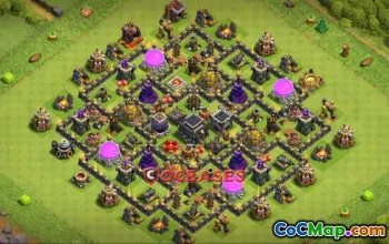 Top Town Hall 9 Farming Base | Copy Link - Clash of Clans #23366