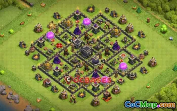 Top Town Hall 9 Farming Base for Clash of Clans - Copy Link! #22171