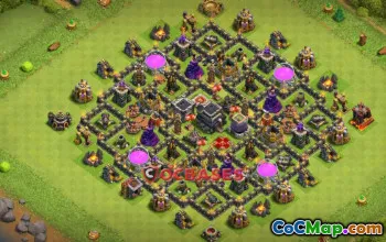 Top Town Hall 9 Farming Base Guide - Clash of Clans #21911