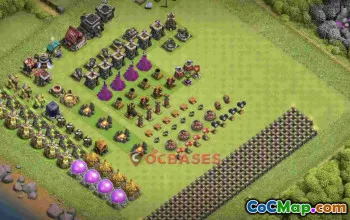 Top Town Hall 9 Progress Base Layout 8xvai #57122