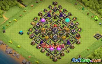 Top Town Hall 9 Trophy Base - Clash of Clans Compact Designs #20352