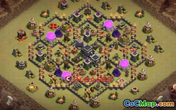 Top Town Hall 9 War Base | Clash of Clans Copy Link #22064