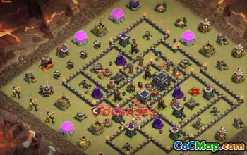 Top Town Hall 9 War Base - Clash of Clans Copy Link #22077