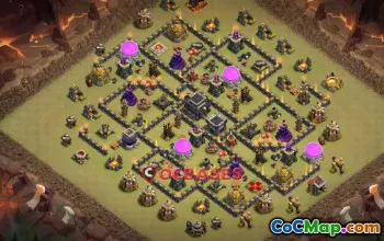 Top Town Hall 9 War Base | Clash of Clans Copy Link #22144