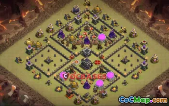 Top Town Hall 9 War Base - Copy Link | Clash of Clans #20763