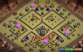 Top Town Hall 9 War Base - Copy Link | Clash of Clans #22071