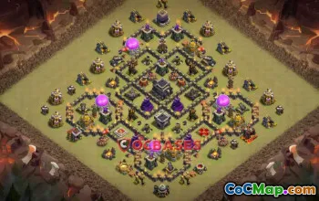 Top Town Hall 9 War Base for Clash of Clans - Copy Link! #20308