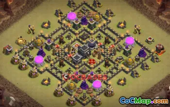 Top Town Hall 9 War Base Layouts - Clash of Clans Guide #20195