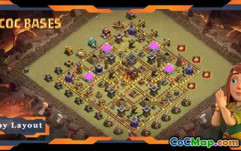 Top Townhall 10 Base Layouts with Links #57448