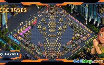 Top Troll Base TH17 with Link #55716