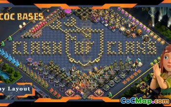 Top Troll Base TH17 with Link for Clash of Clans #56733