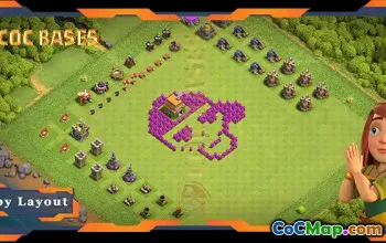 Top Troll Base TH6 with Funny Layout #57656