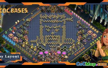 Top Troll TH17 Base Layout with Link #55552