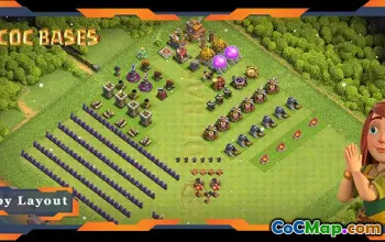 Top Troll TH7 Base with Funny Layout #57695