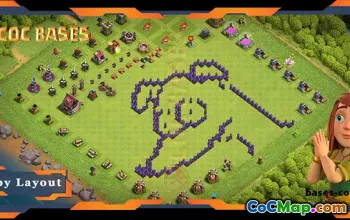 Top Troll TH7 Base with Funny Layout #57735