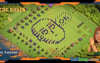 Top Troll TH7 Base with Funny Layout & Link #57727