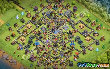 Top Trophy Defense Base TH18 2025 #57171