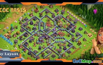 Top Updated TH15 Base with Anti Everything Layout #57527