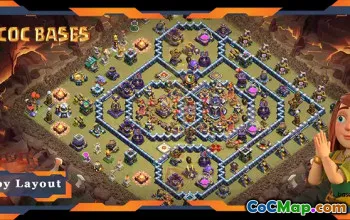 Top War Base TH15 Anti-3 Stars Layout - Clash of Clans #18232