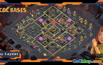 Top War Base TH17 with Defense Layout #55638