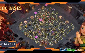 Top War Base TH17 with Defense Layout #56761