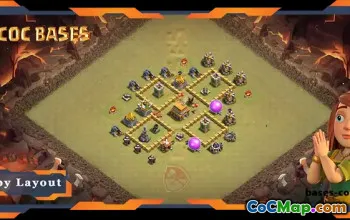 Top War Base TH5 with Defense Layout #57626