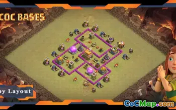 Top War Base TH6 with Anti Everything Layout #57666