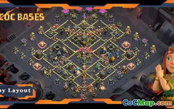 Top War TH17 Anti-Everything Base Layout #55615