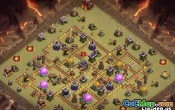 COC的市政厅10基本布局 - ＃10415中的复制和链接