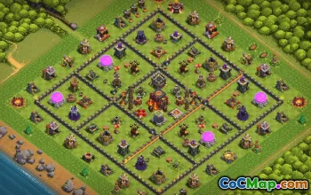 Town Hall 10 Base Layouts for CoC: Farming & Trophy Maps #17092