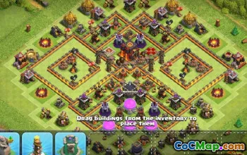 Tòa thị chính 10 Bố cục cơ sở cho COC: Bản đồ & Liên kết #13083