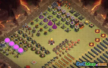 COC 진행에 대한 타운 홀 10 기본 레이아웃 및지도 #14181