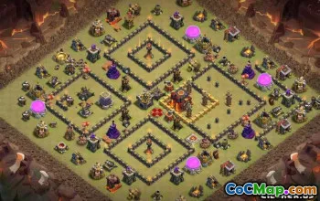 市政厅10 COC基础布局和地图链接＃13530