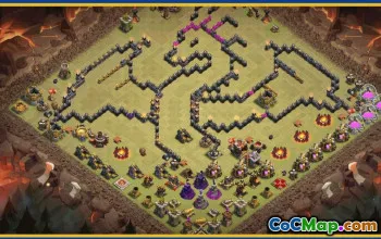 Town Hall 10 Copy Base Map & Layout Links | Funny, Progress & Home Village #30007