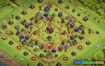Town Hall 10 Farming Base - Clash of Clans Base Link #50320
