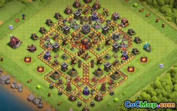 Town Hall 10 Farming Base | Clash of Clans Strategies & Base Link #48864
