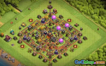 Town Hall 10 Farming Base | Clash of Clans Strategies - Copy Base #50797