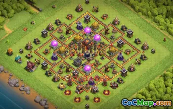 Town Hall 10 Farming Base | Clash of Clans Strategies & Copy Link #50794