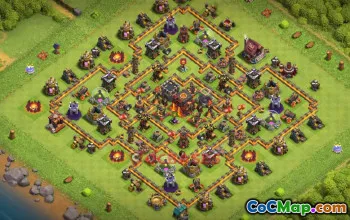Town Hall 10 Farming Base | Clash of Clans Strategy  #50326