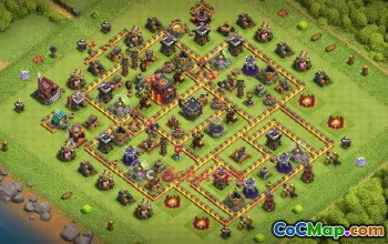 Town Hall 10 Farming Base | Clash of Clans Strategy (Copy Link) #50325