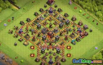 Town Hall 10 Farming Base | Clash of Clans Strategy & Copy Link #50330
