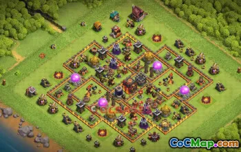 Town Hall 10 Farming Base | Clash of Clans Strategy ft. Base Link #50801