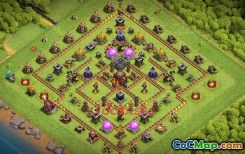 Town Hall 10 Farming Base — Clash of Clans Tips & Layouts [Copy Link] #50784